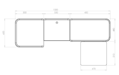Кассовый бокс KIFATO ЛОНДОН 1500